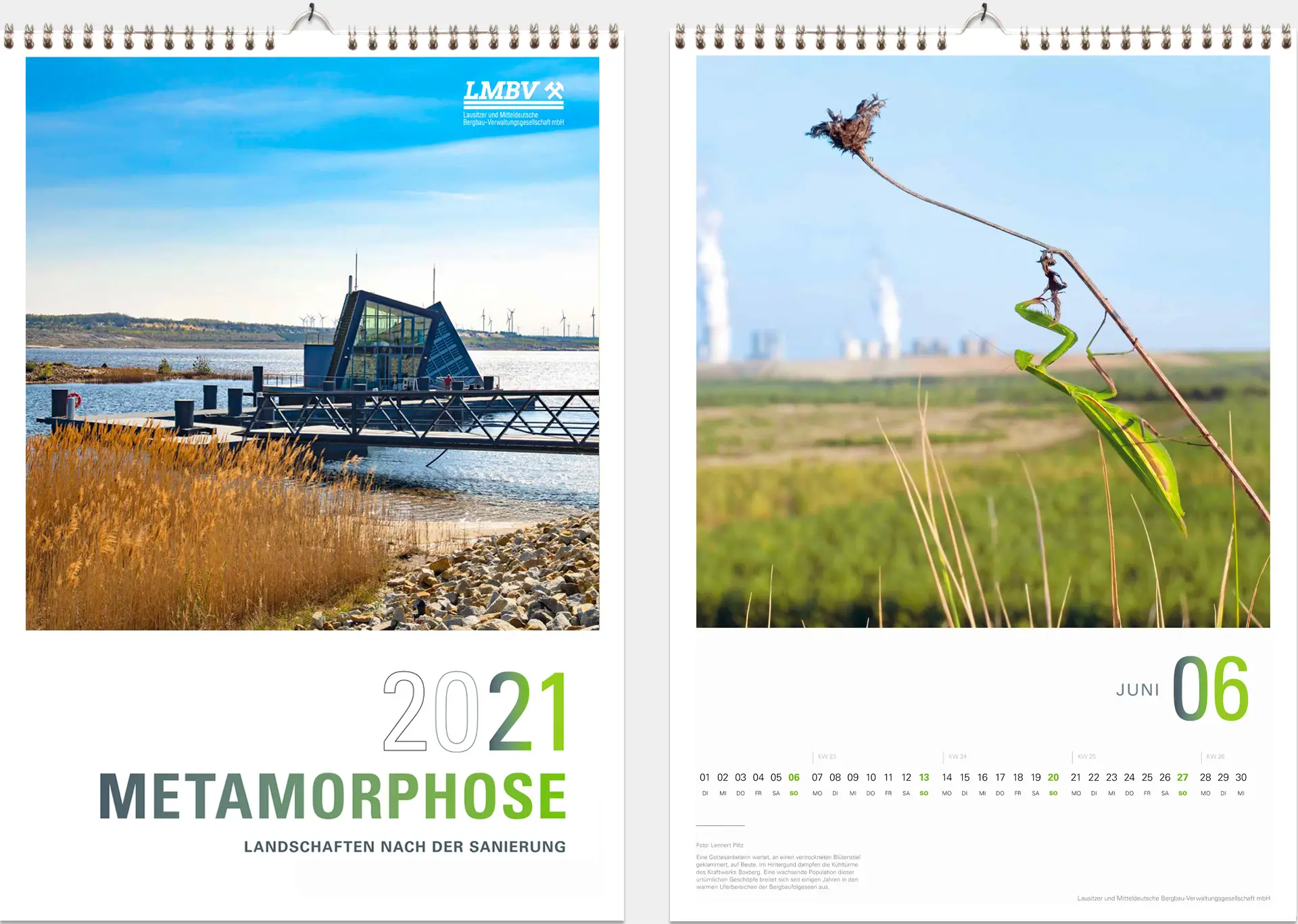 Referenz agreement - LMBV-Wandkalender 2021