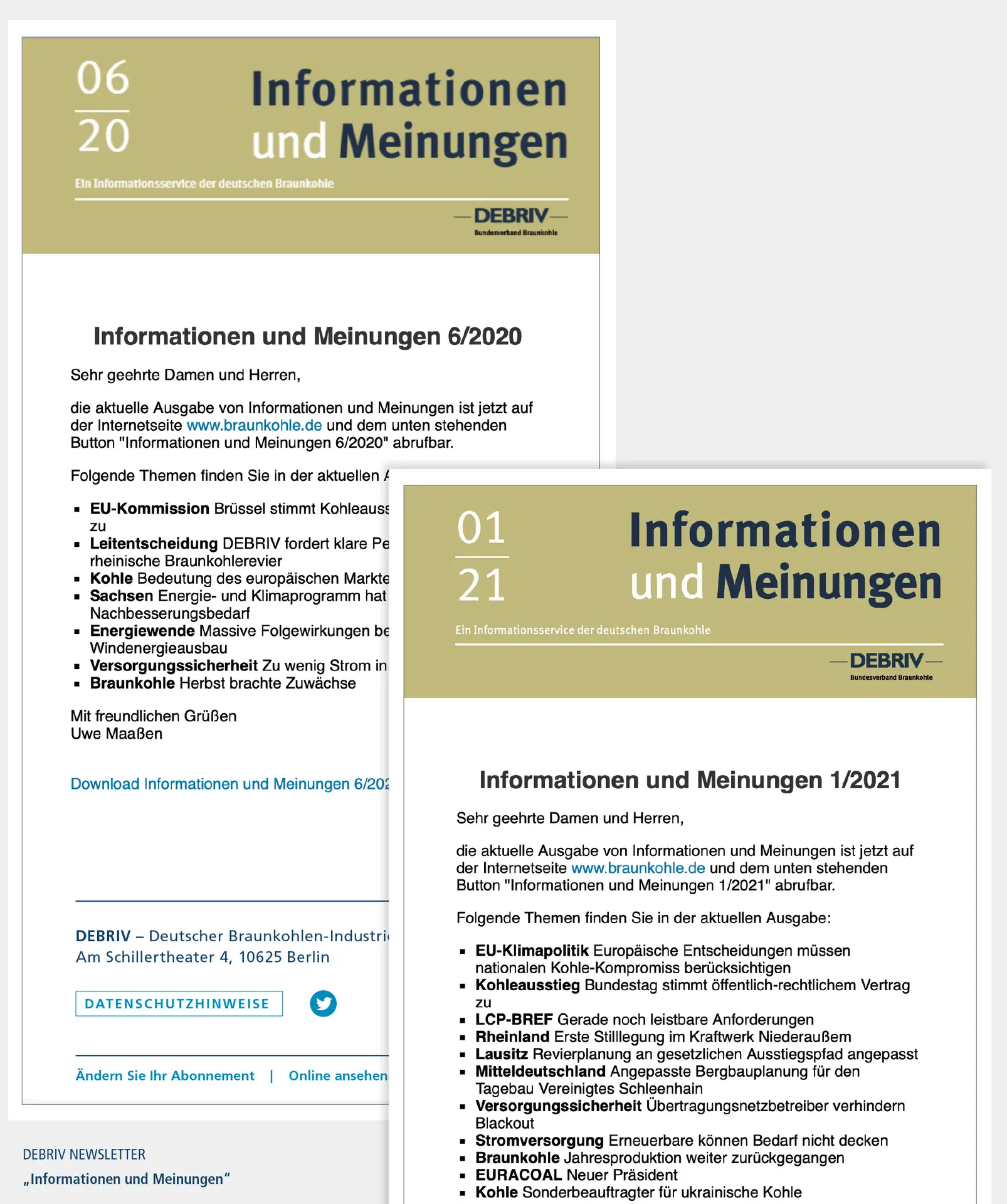 Referenz agreement – Newsletter 05